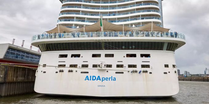 Das Kreuzfahrtschiff AIDA perla. kreuzfahrtschiff