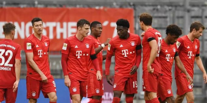 Der FC Bayern München war vor dem Gipfeltreffen mit dem BVB in Torlaune. Foto: Andreas Gebert/Reuters-Pool/dpa Der FC Bayern München war vor dem Gipfeltreffen mit dem BVB in Torlaune. Foto: Andreas Gebert/Reuters-Pool/dpa