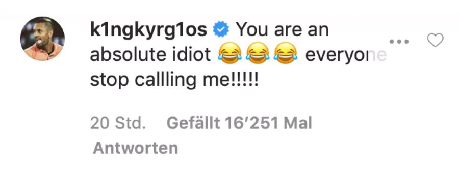 Nick Kyrgios Tsitsipas