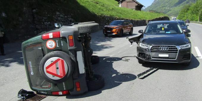 An den Fahrzeugen entstand Sachschaden.
