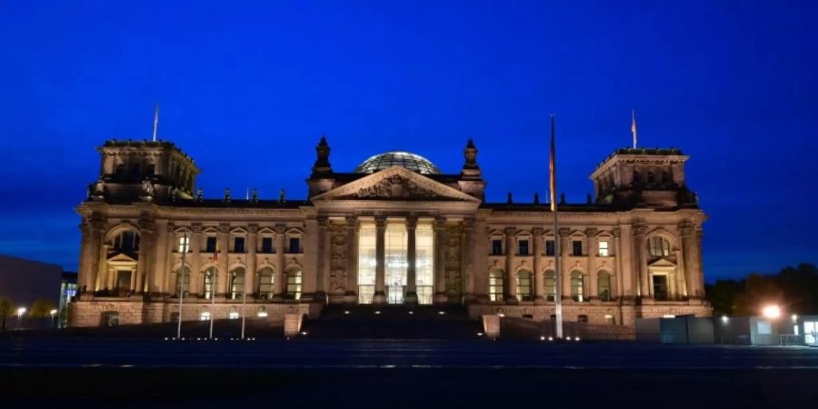 Der Reichstag, Sitz des Bundestags