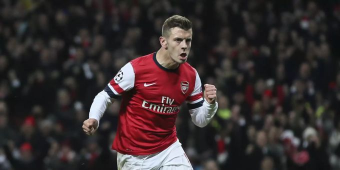 Jack Wilshere im Trikot von Arsenal London Jack Wilshere Arsenal