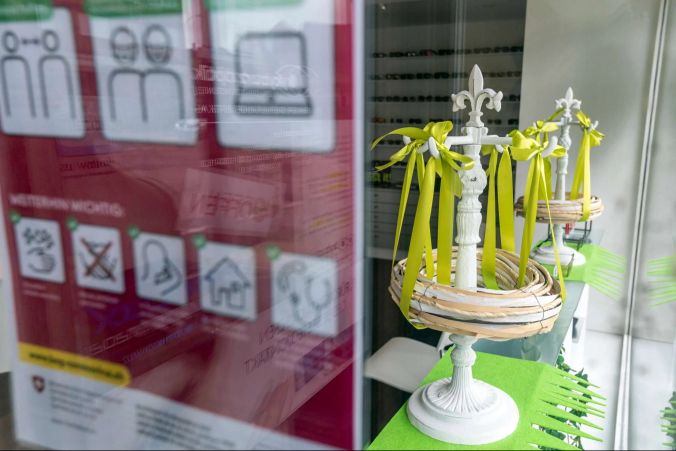 Schaufenster bei Kyburz Optik