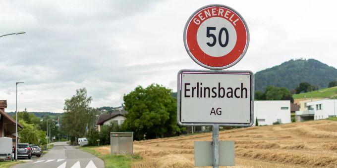 Das Ortsschild von Erlinsbach. Das Ortsschild von Erlinsbach.