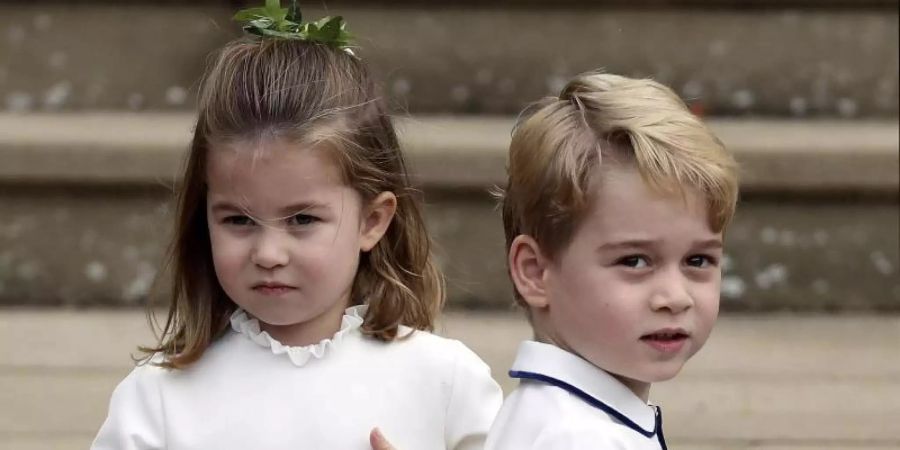 Prinzessin Charlotte ist zwei Jahre jünger als ihr Bruder Prinz George. Foto: Steve Parsons/PA Wire/dpa