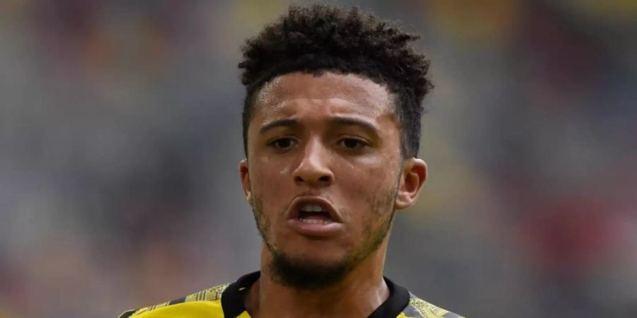 Könnte Borussia Dortmund bald verlassen: Jadon Sancho. Foto: Bernd Thissen/dpa