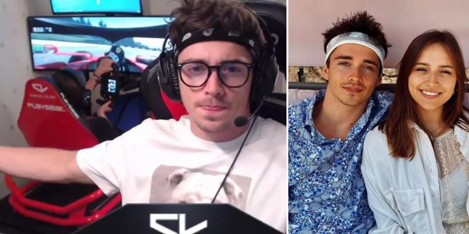 Freundin sauer - Peinliche Stream-Panne bei Ferrari-Star Leclerc