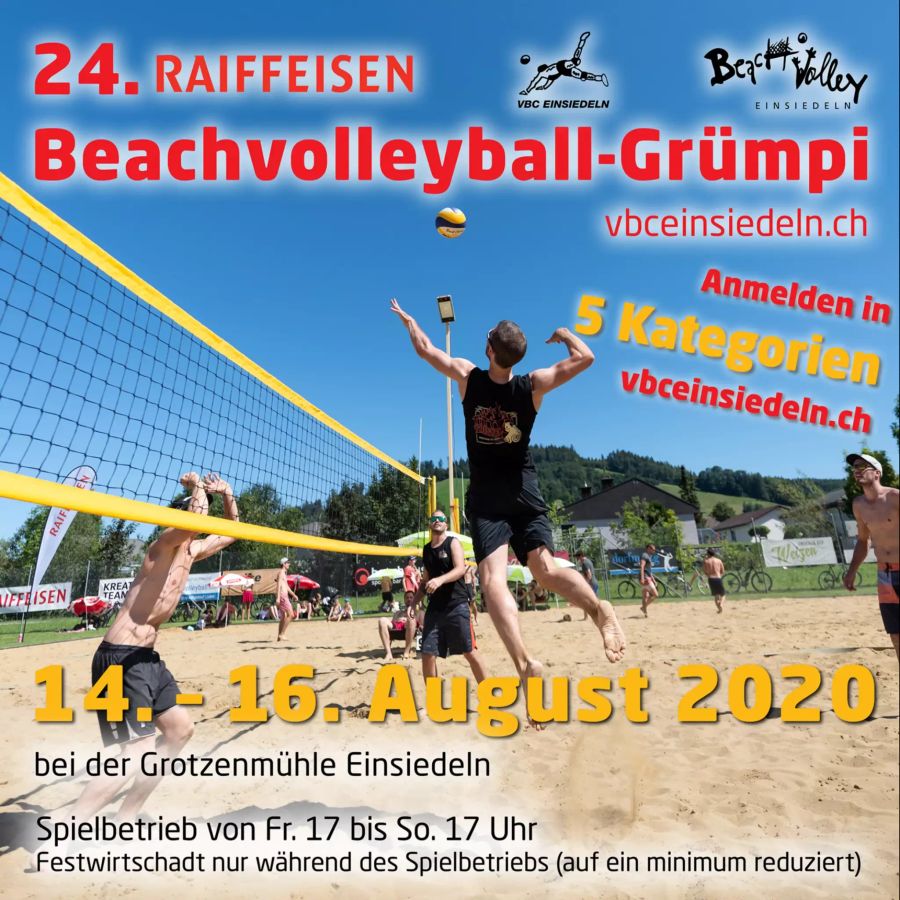 Flyer Beachgrümpi 2020