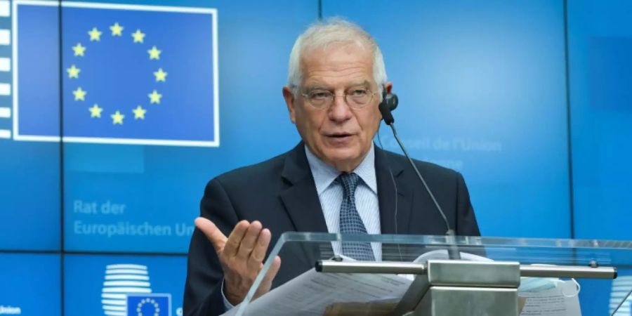 Leitet das Treffen: EU-Aussenbeauftragter Borrell