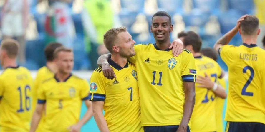 Nach dem Sieg gegen die Slowakei hat Schweden in Gruppe E die besten Karten. Foto: Igor Russak/dpa