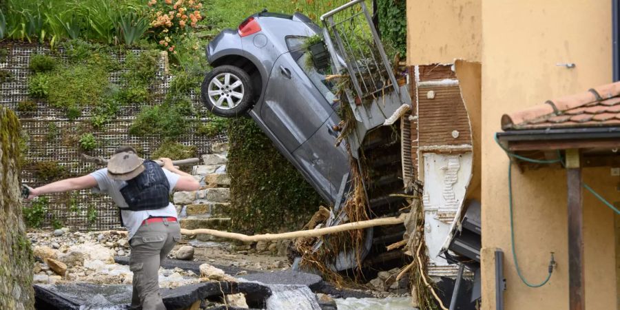 Cressier NE Unwetter