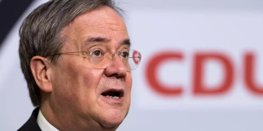 Mahnt zur Geschlossenheit im Bundestagswahlkampf: Unions-Kanzlerkandidat und NRW-Ministerpräsident Armin Laschet. Foto: Bernd von Jutrczenka/dpa