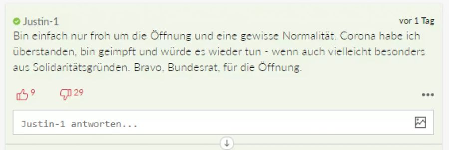 Die Freunde über die jüngsten Lockerungen ist gross ...