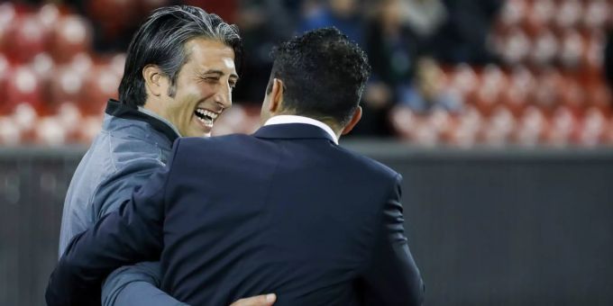 Uli Fortes Grasshopper Club Zürich und Murat Yakins Schaffhausen teilen die Punkte. (Archivbild) murat yakin uli forte