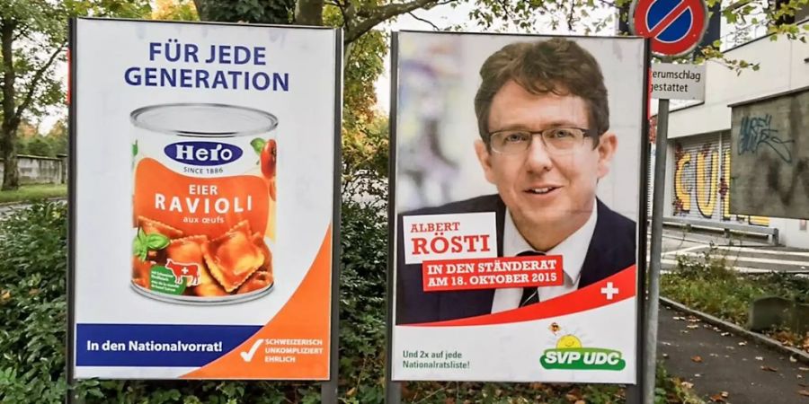 Auch die SVP bekam ihr Fett weg, obschon beim Parteipräsidenten Albert Rösti nicht Ravioli, sondern ein anderes Hero-Produkt naheliegender gewesen wäre.…