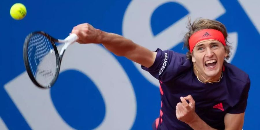 Alexander Zverev will wieder in München aufschlagen. Foto: Sven Hoppe/dpa