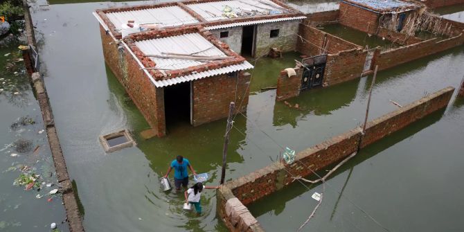 Monsun in Indien unwetter