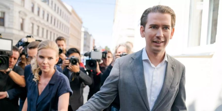 Ex-Kanzler Sebastian Kurz mit seiner Freundin Susanne Thier