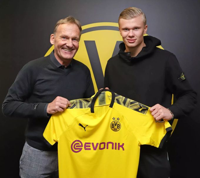 Der BVB verpflichtete den jungen Norweger im Januar für 20 Millionen. BVB Dortmund Erling Haaland