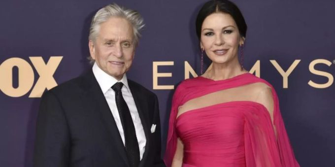Michael Douglas zusammen mit seiner Frau Catherine Zeta-Jones. Michael Douglas jones