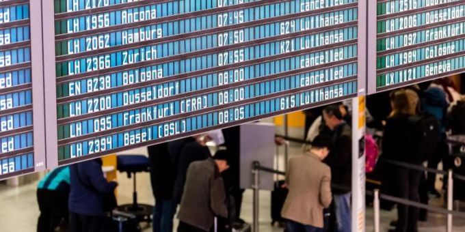 Lufthansa-Flugstreik - Weiterhin Ausfälle in Frankfurt und München