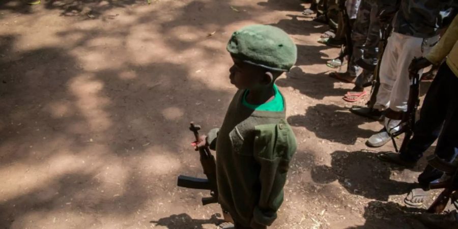 Freigekommene Kindersoldaten im Südsudan