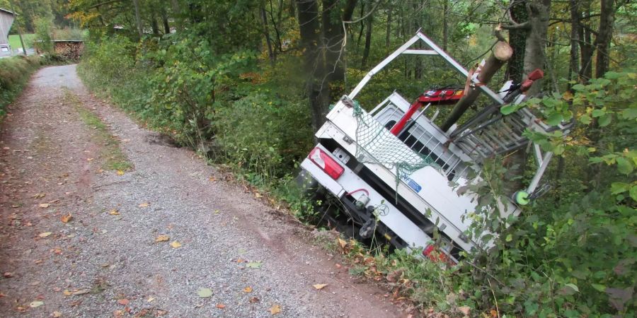 Verkehrsunfall in Mitlödi