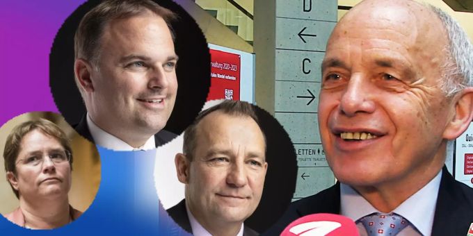 Vorteil Dettling? - Maurer wünscht sich «gmüetleche Cheib» als SVP-Chef