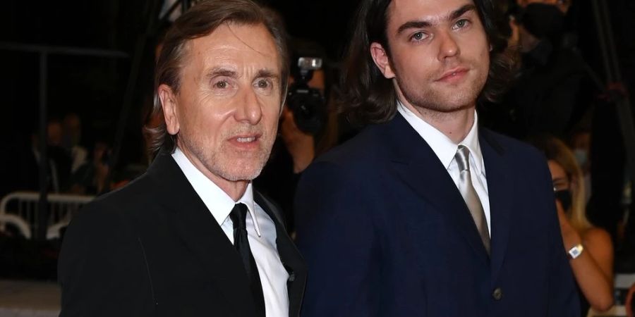 Tim Roth mit seinem Sohn Cormac im vergangenen Jahr in Cannes.