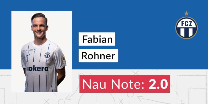 Die Nau.ch-Note für Fabian Rohner vom FCZ. fcz