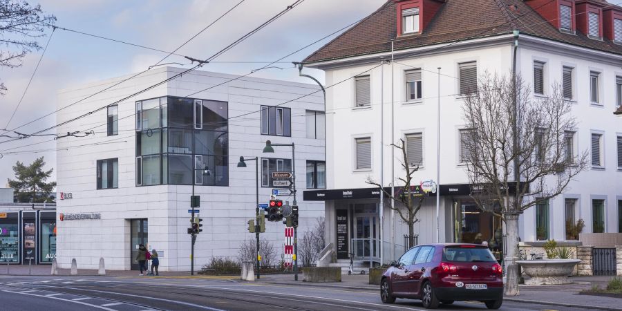 Das neue Gemeindehaus an der Hauptstrasse in Birsfelden.