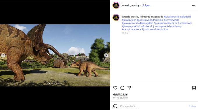 Über 80 prähistorische Arten sind enthalten, davon 75 mit ausgeprägtem Sozialverhalten. jurassic world evolution 3