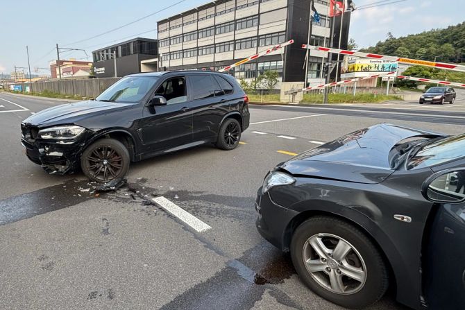 Kollision in Brugg