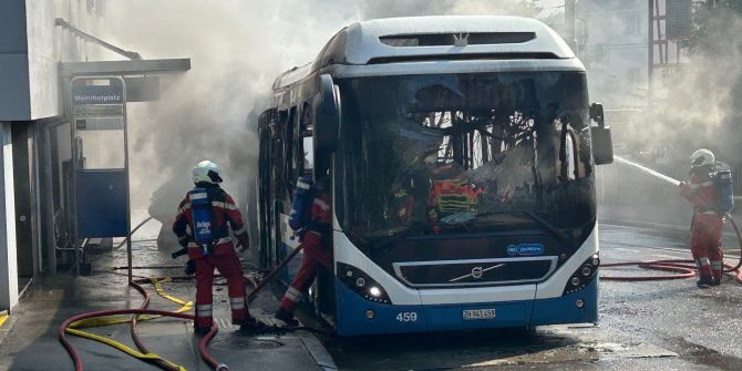 Bus Brand Höngg