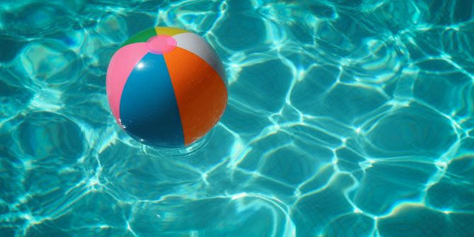 Wasserball Schwimmbad gestorben
