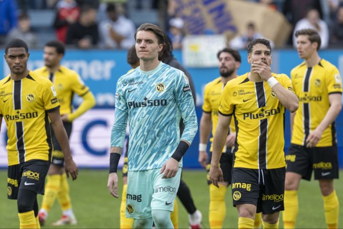 Der Tiefpunkt für YB: Im April geht man beim FC Luzern mit 0:5 unter. YB Luzern Super League