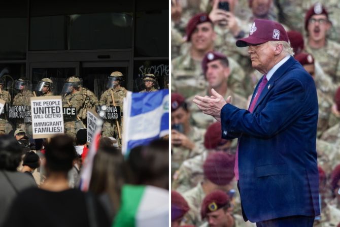 Donald Trump Nationalgarde LA