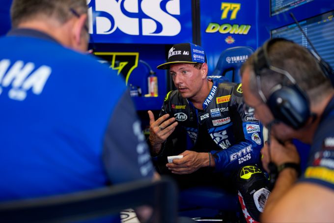 Dominique Aegerter erlebt in Misano den nächsten Rückschlag. Dominique Aegerter Yamaha Superbike-WM