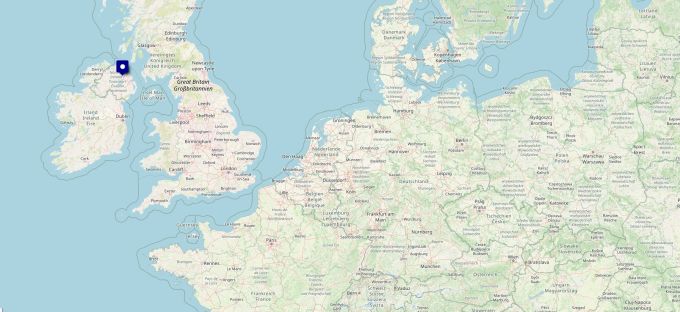 Die Ausschreitungen ereignen sich im stark loyalistisch geprägten Ballymena im Nordosten von Nordirland. Karte Nordirland