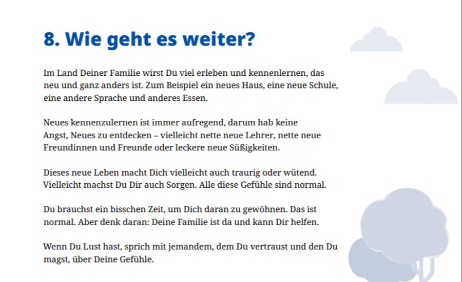 Frontex Broschüre Kinder