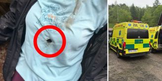 Durchs T-Shirt! - Zwei deutsche Wanderer von Blitz getroffen