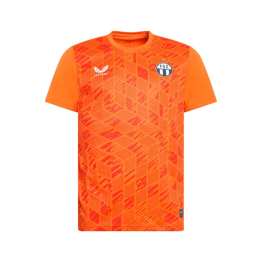... auswärts in Orange ...