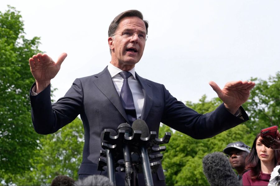 Nato-Generalsekretär Rutte in Washington