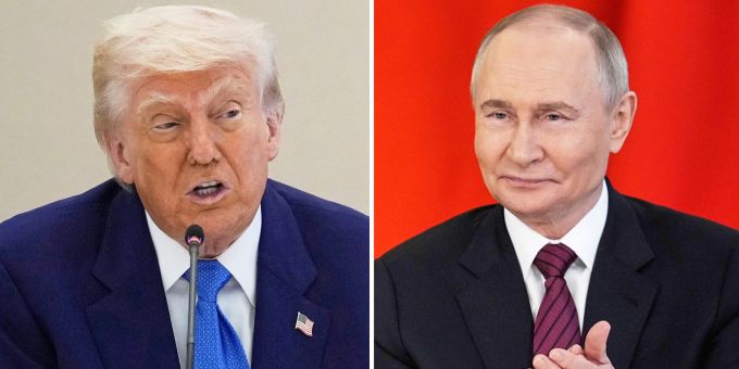 Trump und Putin telefonierten zum dritten Mal seit Jahresbeginn miteinander. Donald Trump und Wladimir Putin