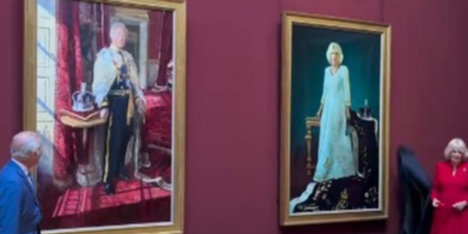 König charles neues portrait