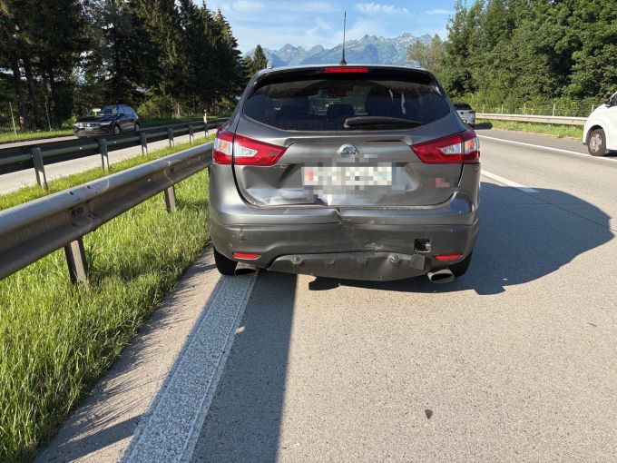 Bei der Kollision wurde niemand verletzt. Kollision