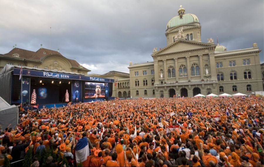 An der Euro 2008 reisten Tausende von Holland-Fans in die Schweiz.