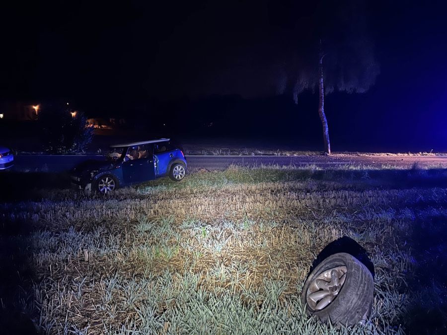 Der Fahrer blieb unverletzt.