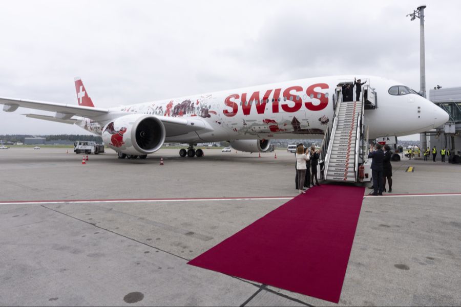swiss airbus a350 palma