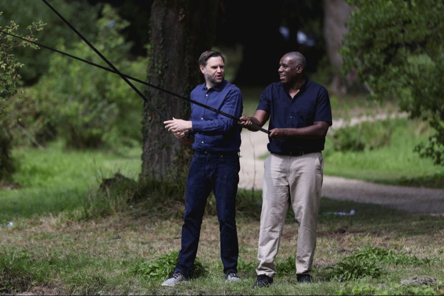 Er ging Angeln mit Aussenminister Lammy.
